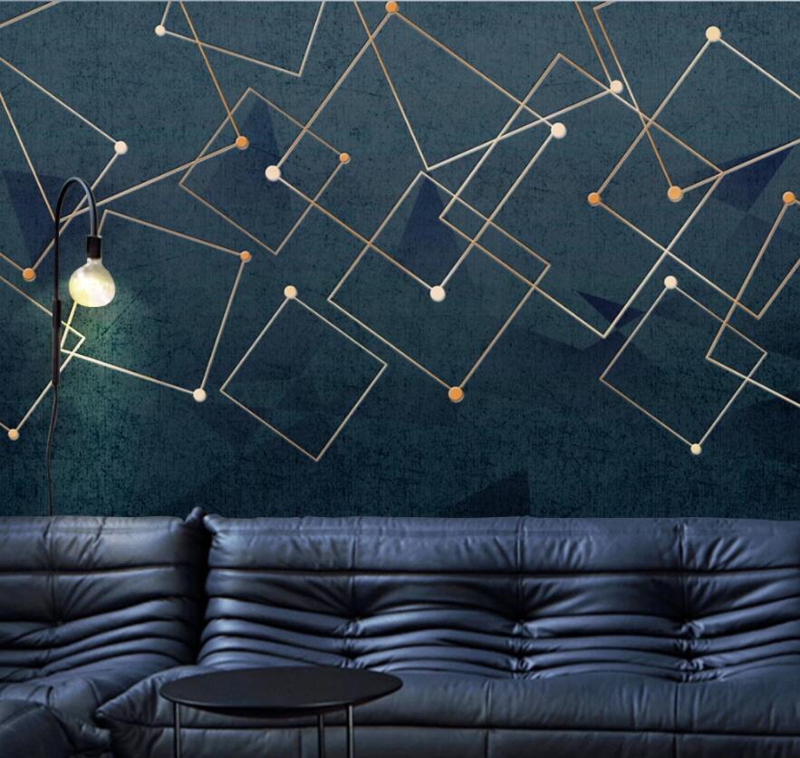 3D Golden Square 1848 Wall Murals Wallpaper AJ Wallpaper 2 