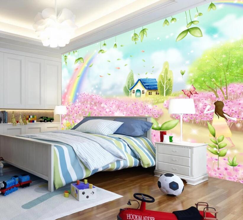 3D Forest Flower 970 Wall Murals Wallpaper AJ Wallpaper 2 