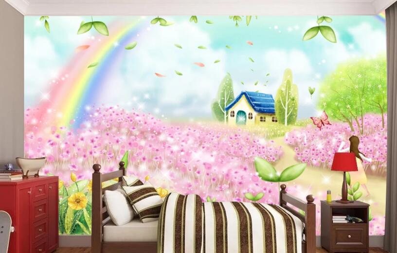 3D Forest Flower 970 Wall Murals Wallpaper AJ Wallpaper 2 