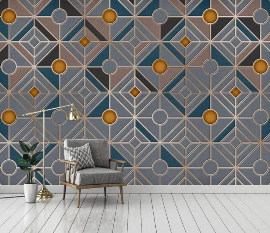 3D Geometric Patterns 2479 Wall Murals Wallpaper AJ Wallpaper 2 