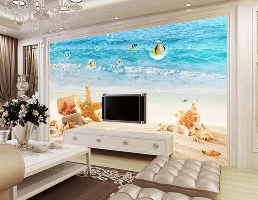 3D Sea Starfish 978 Wall Murals Wallpaper AJ Wallpaper 2 