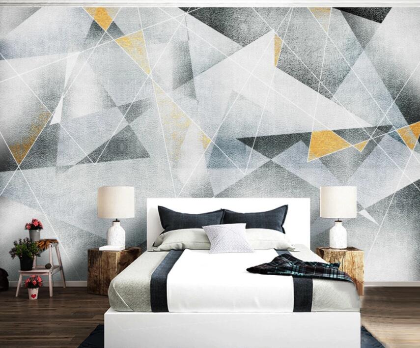3D Geometric Lines 1038 Wall Murals Wallpaper AJ Wallpaper 2 
