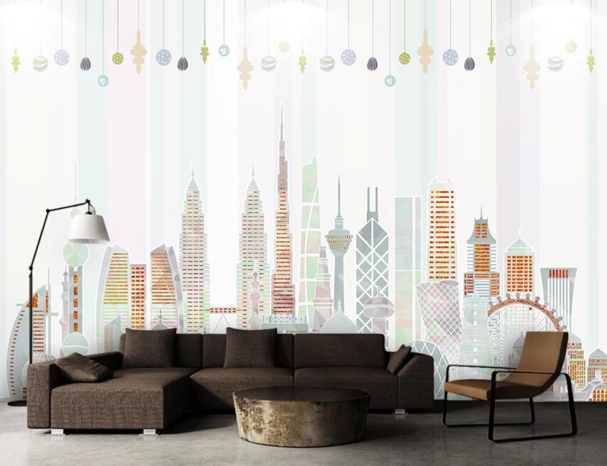 3D Colored Castle 832 Wall Murals Wallpaper AJ Wallpaper 2 