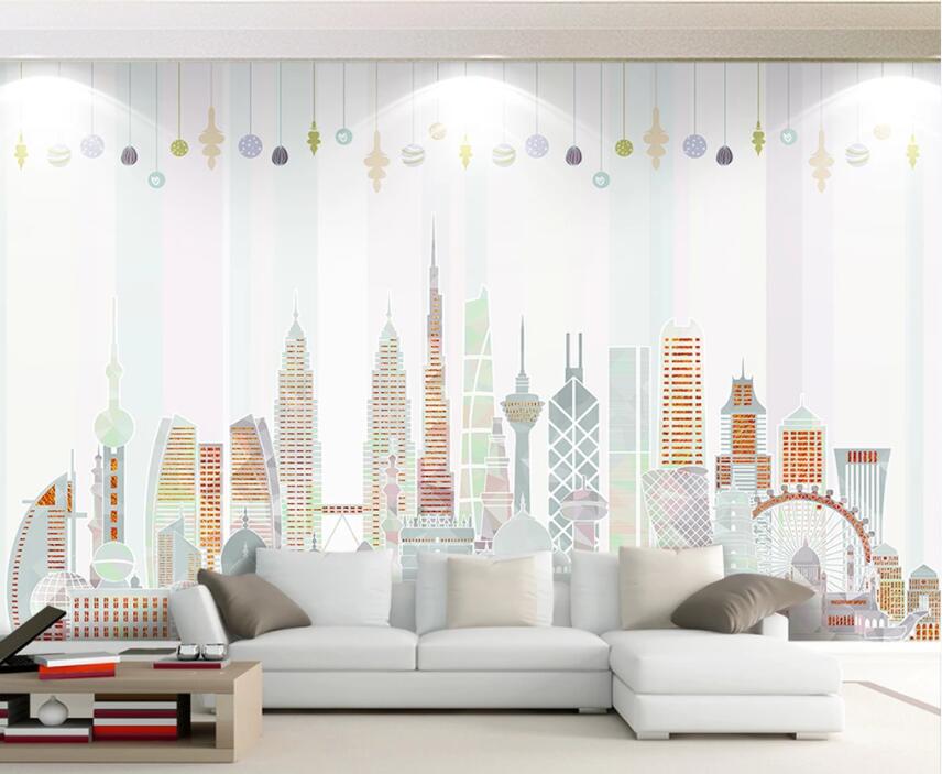 3D Colored Castle 832 Wall Murals Wallpaper AJ Wallpaper 2 