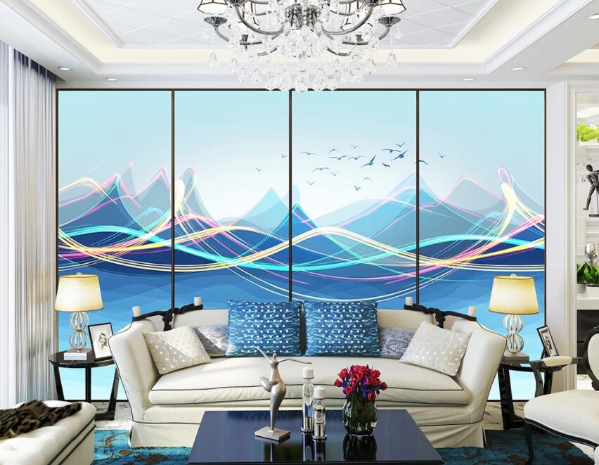 3D Misty Valley 809 Wall Murals Wallpaper AJ Wallpaper 2 