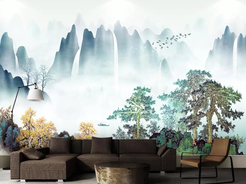 3D Valley Pine 1875 Wall Murals Wallpaper AJ Wallpaper 2 