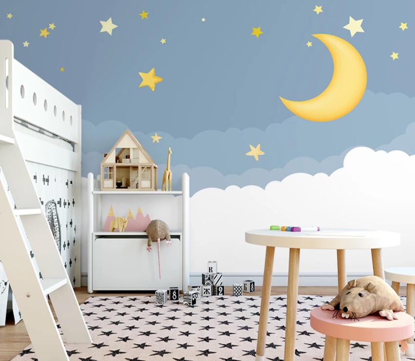 3D Lovely Moon 1353 Wall Murals Wallpaper AJ Wallpaper 2 