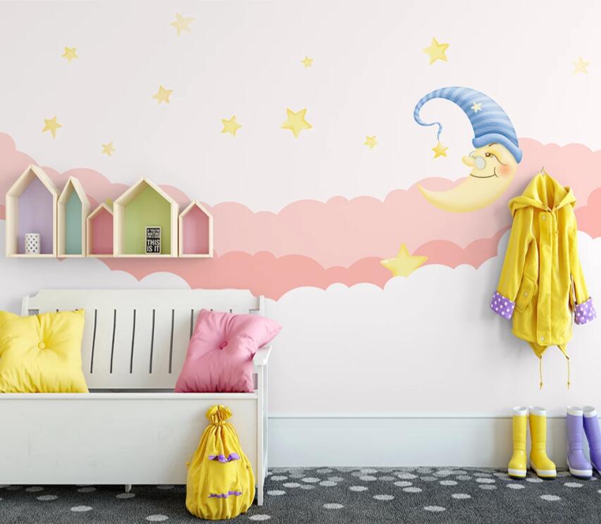3D Lovely Moon 1352 Wall Murals Wallpaper AJ Wallpaper 2 