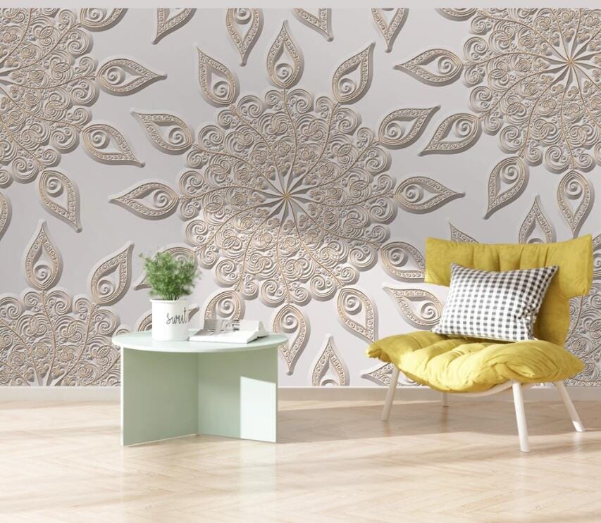 3D Carved Pattern 3062 Wall Murals Wallpaper AJ Wallpaper 2 