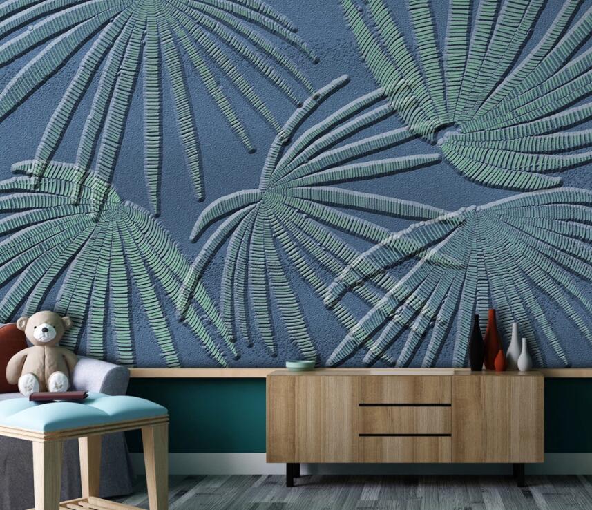 3D Green Leaf 2019 Wall Murals Wallpaper AJ Wallpaper 2 