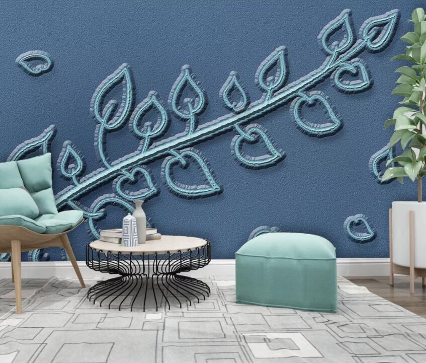 3D Green Leaf 2020 Wall Murals Wallpaper AJ Wallpaper 2 