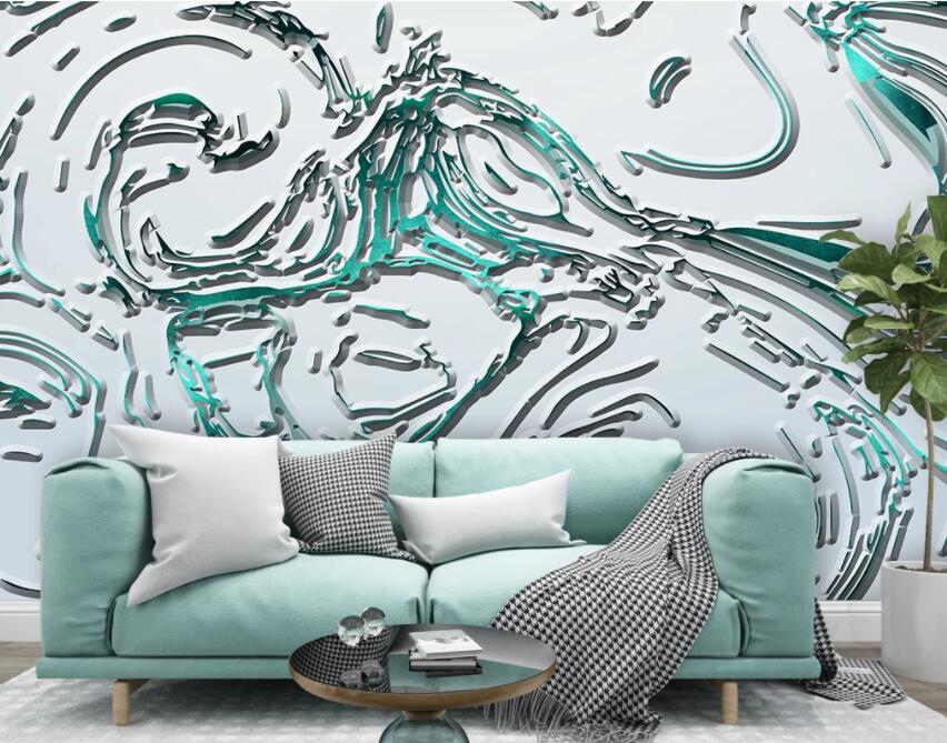 3D Green Pattern 2009 Wall Murals Wallpaper AJ Wallpaper 2 