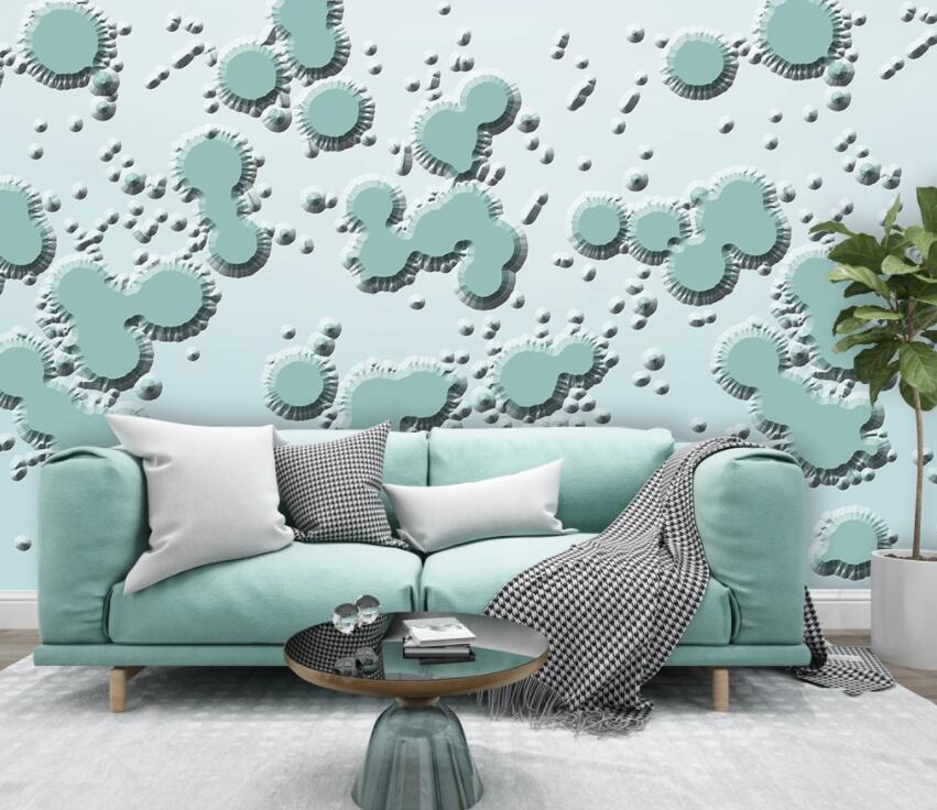 3D Green Circle 2005 Wall Murals Wallpaper AJ Wallpaper 2 