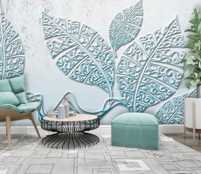 3D Leaves 2004 Wall Murals Wallpaper AJ Wallpaper 2 