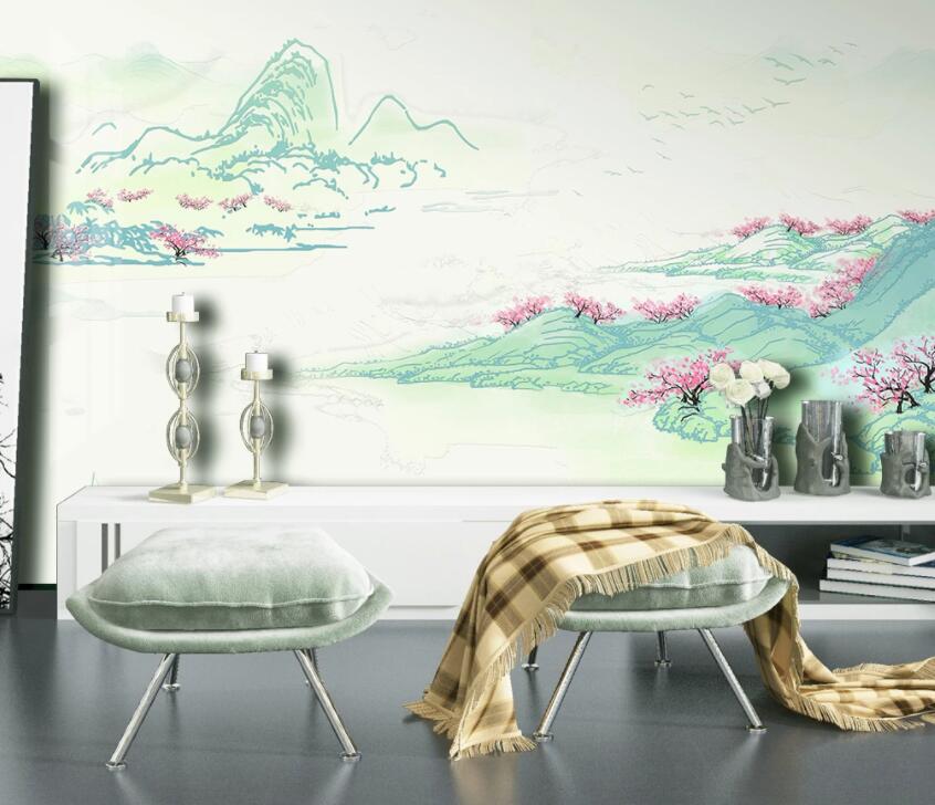 3D Rural Scenery 2030 Wall Murals Wallpaper AJ Wallpaper 2 