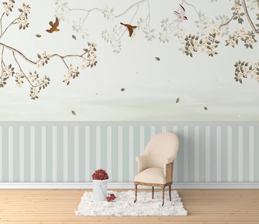 3D Small Leaves 1181 Wall Murals Wallpaper AJ Wallpaper 2 