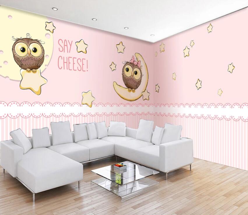 3D Star Moon 1152 Wall Murals Wallpaper AJ Wallpaper 2 