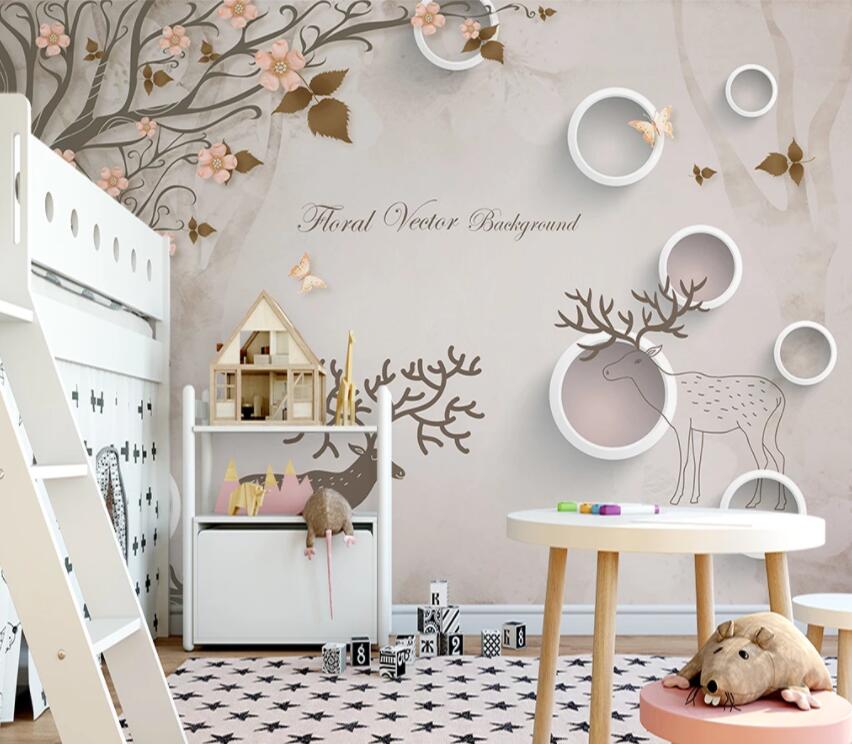 3D Forest Fawn 882 Wall Murals Wallpaper AJ Wallpaper 2 