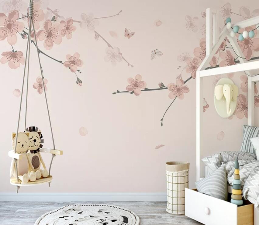 3D Peach Blossom 2150 Wall Murals Wallpaper AJ Wallpaper 2 