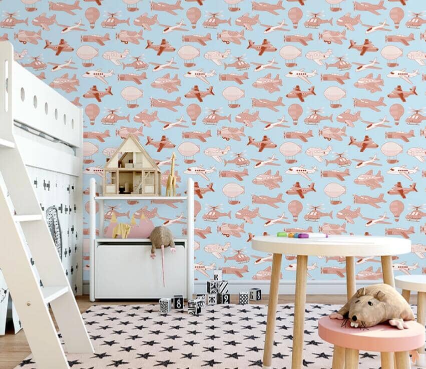 3D Cute Little Plane 2147 Wall Murals Wallpaper AJ Wallpaper 2 