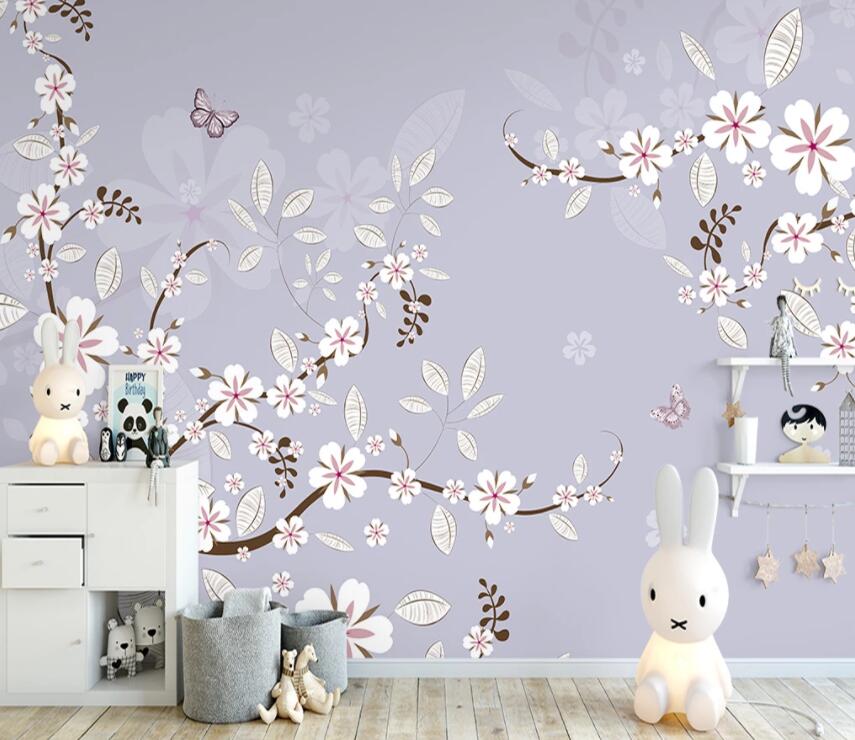 3D Cute Flowers 856 Wall Murals Wallpaper AJ Wallpaper 2 