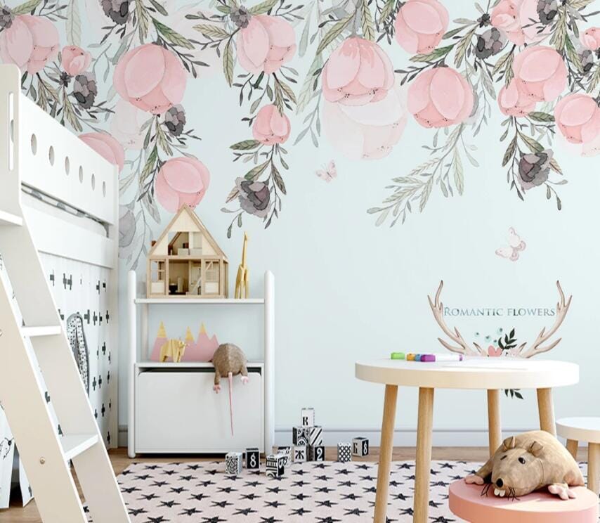 3D Pink Flower 2130 Wall Murals Wallpaper AJ Wallpaper 2 