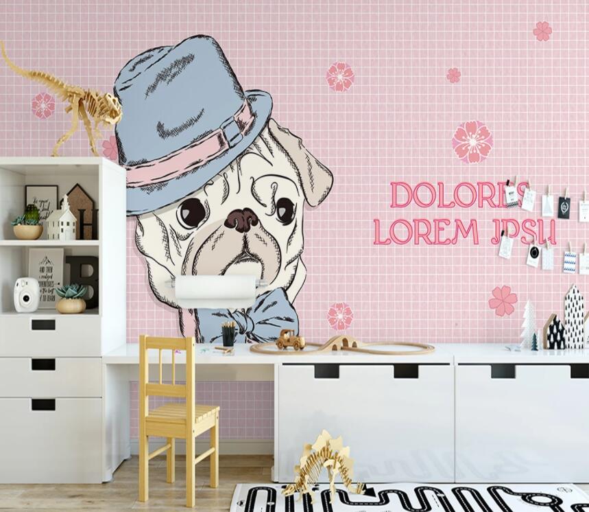 3D Cute Puppy 825 Wall Murals Wallpaper AJ Wallpaper 2 