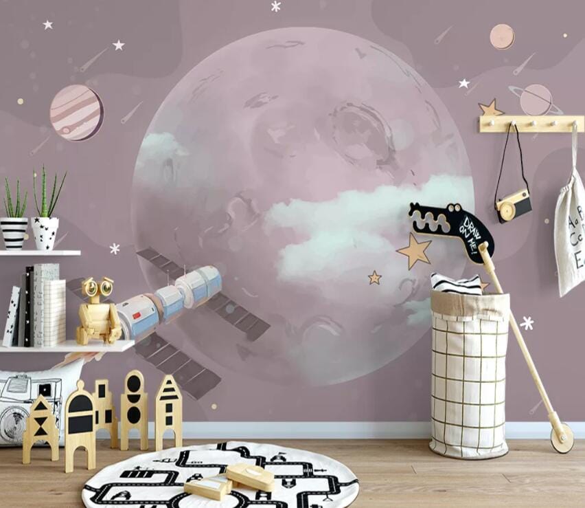 3D Spacecraft 2112 Wall Murals Wallpaper AJ Wallpaper 2 