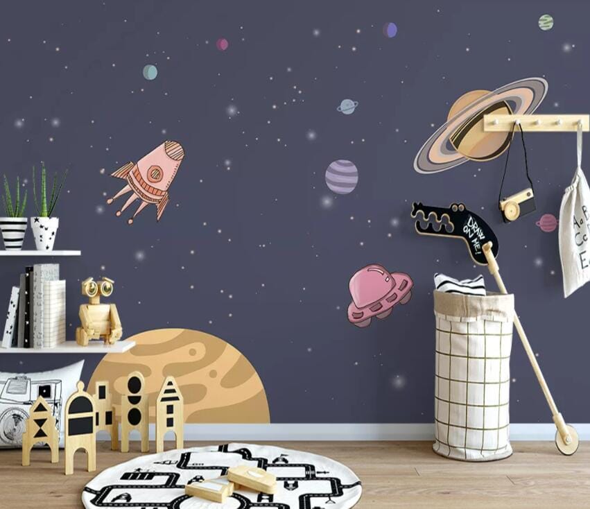 3D Spacecraft 2111 Wall Murals Wallpaper AJ Wallpaper 2 