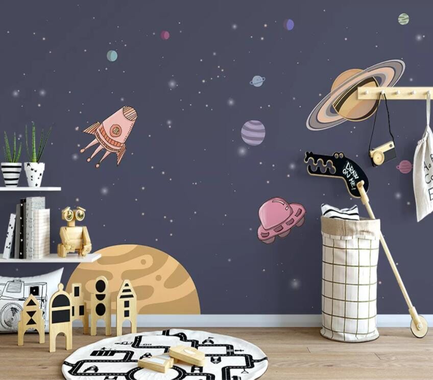 3D Spacecraft 2111 Wall Murals Wallpaper AJ Wallpaper 2 