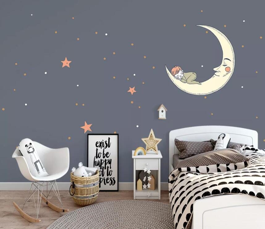 3D Crescent Boat 2110 Wall Murals Wallpaper AJ Wallpaper 2 