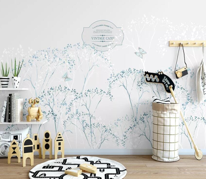 3D White Flowers 2101 Wall Murals Wallpaper AJ Wallpaper 2 