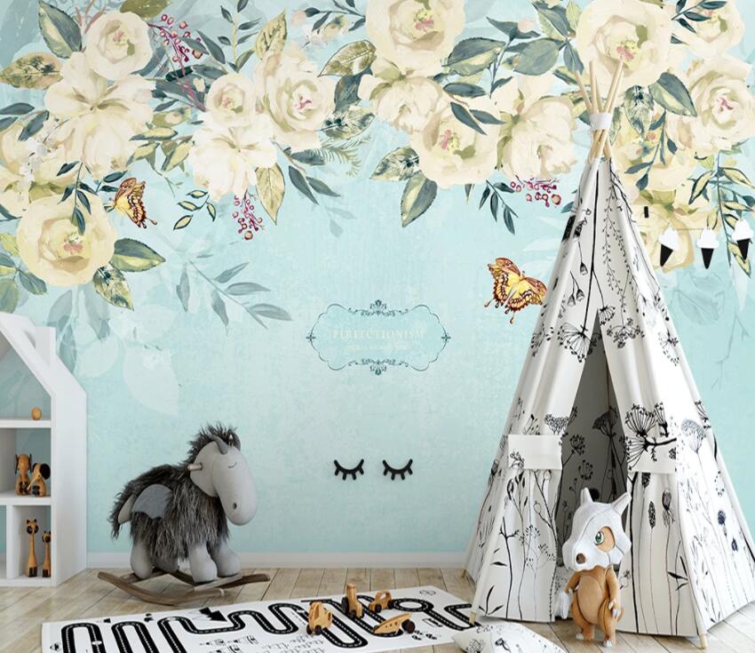 3D Colored Flowers 805 Wall Murals Wallpaper AJ Wallpaper 2 