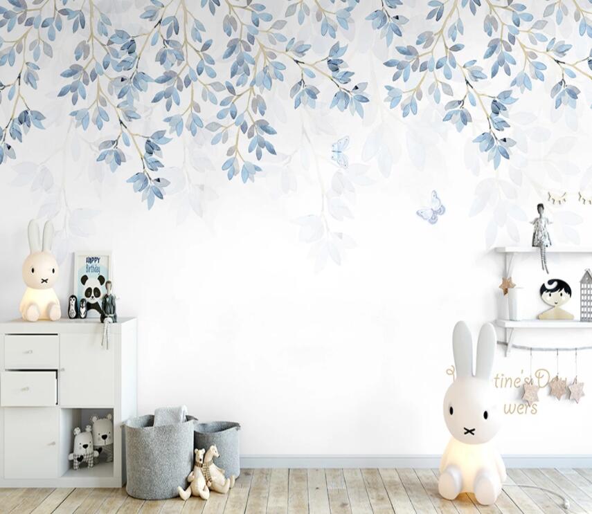 3D Green Leaf 778 Wall Murals Wallpaper AJ Wallpaper 2 