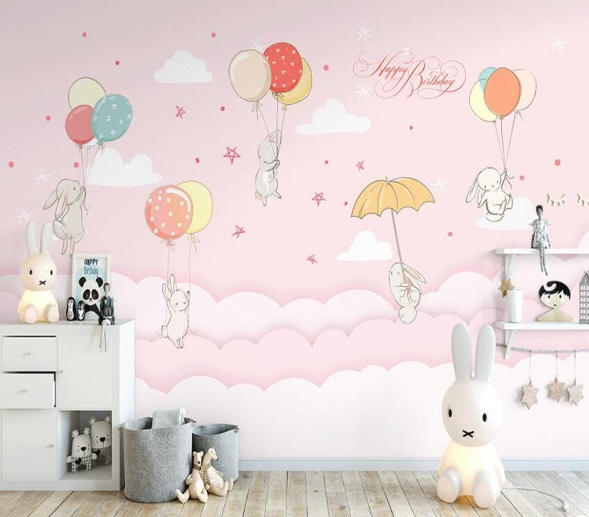 3D Colorful Balloons 2142 Wall Murals Wallpaper AJ Wallpaper 2 
