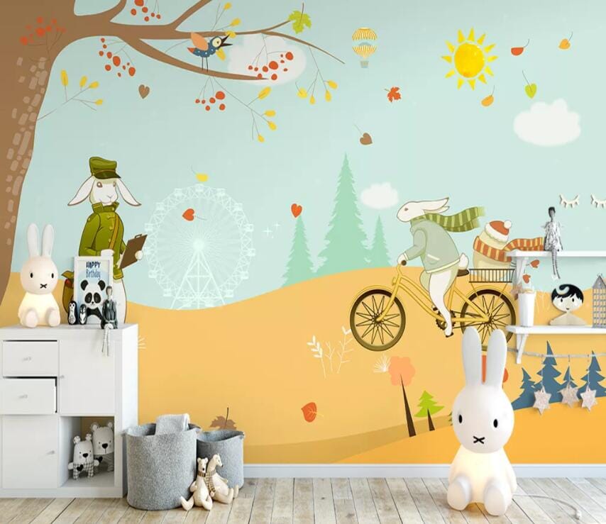 3D Field Play 2127 Wall Murals Wallpaper AJ Wallpaper 2 