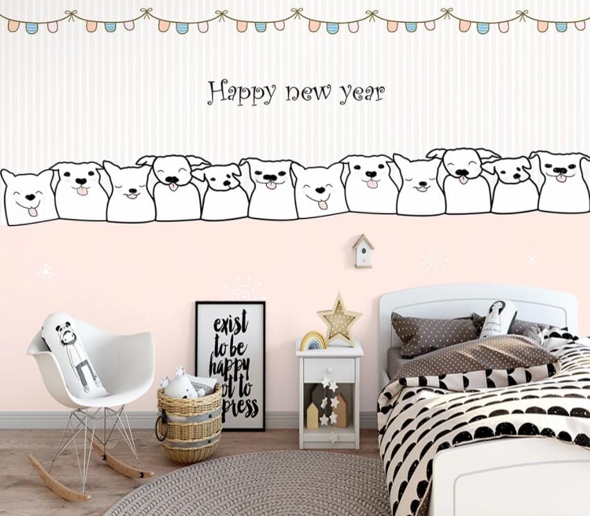 3D Cute Puppy 2103 Wall Murals Wallpaper AJ Wallpaper 2 