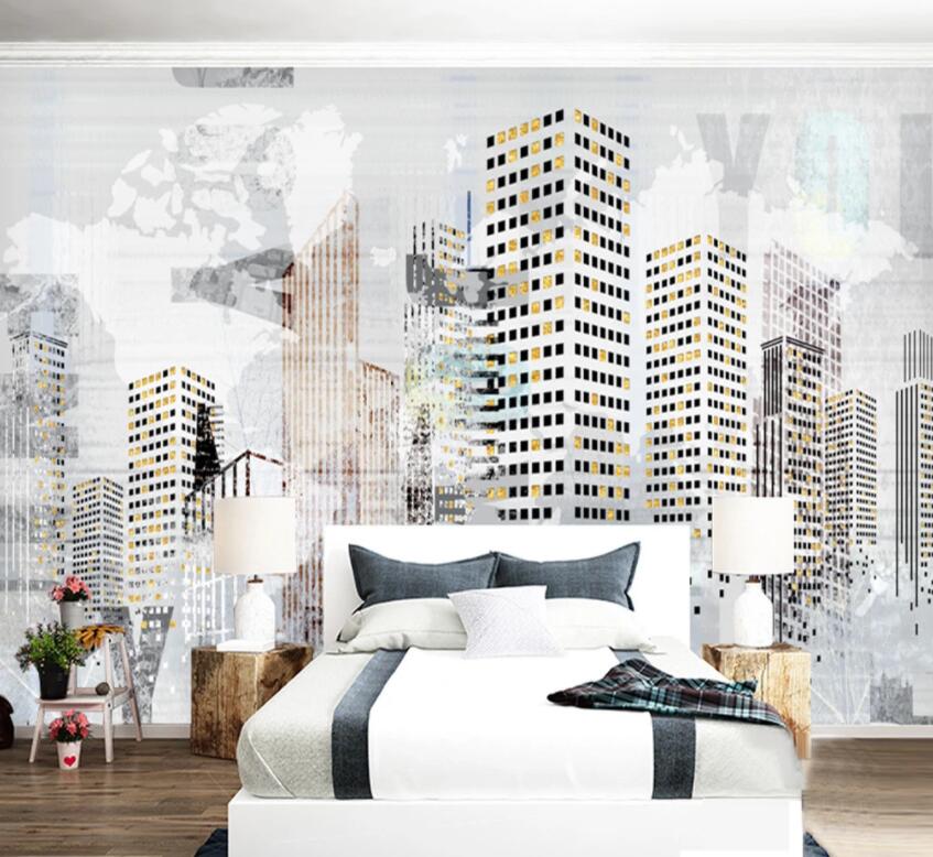 3D City 187 Wall Murals Wallpaper AJ Wallpaper 2 
