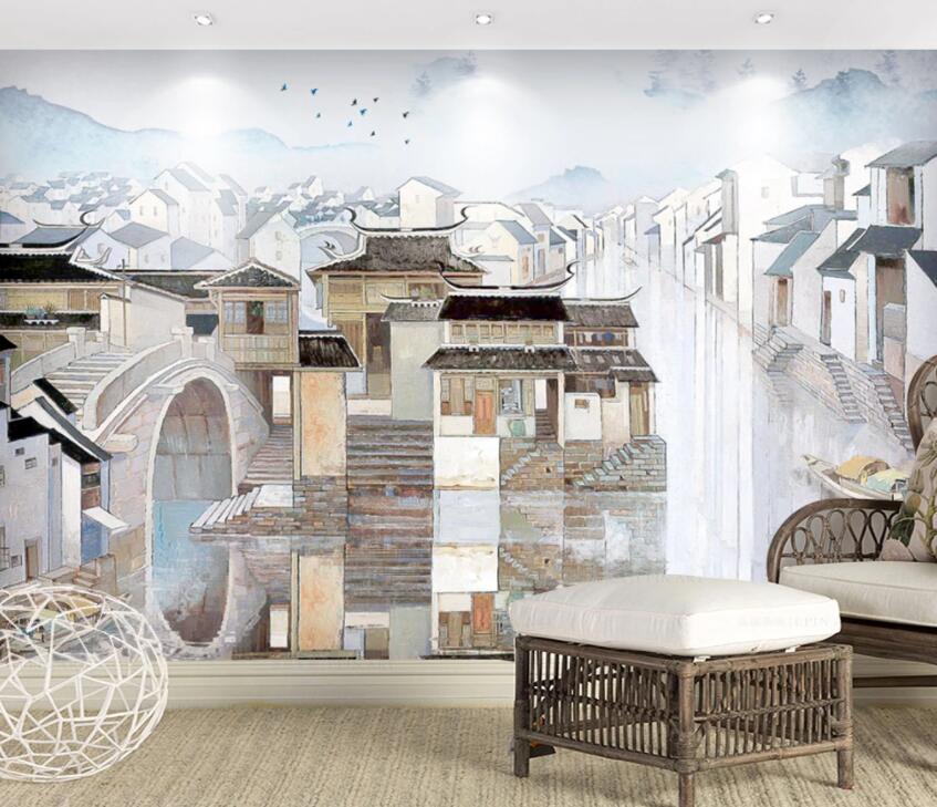 3D City Street 185 Wall Murals Wallpaper AJ Wallpaper 2 