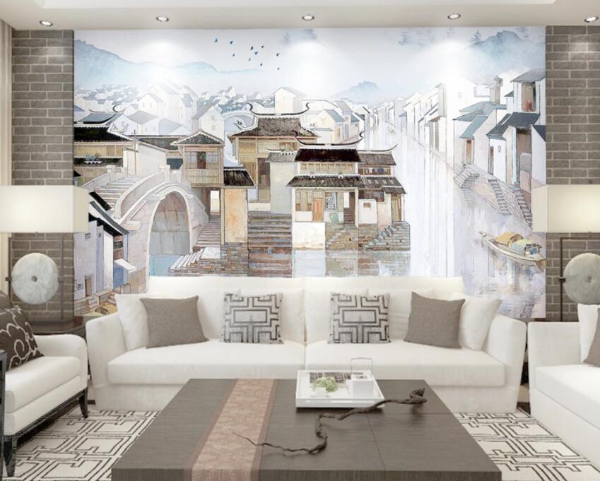 3D City Street 185 Wall Murals Wallpaper AJ Wallpaper 2 