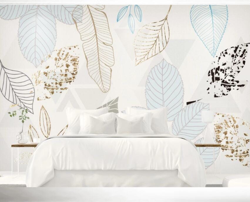 3D Colored Leaves 1533 Wall Murals Wallpaper AJ Wallpaper 2 