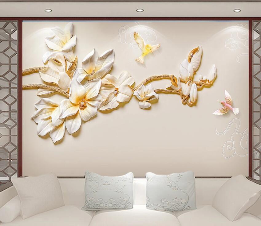 3D Flowers 1467 Wall Murals Wallpaper AJ Wallpaper 2 
