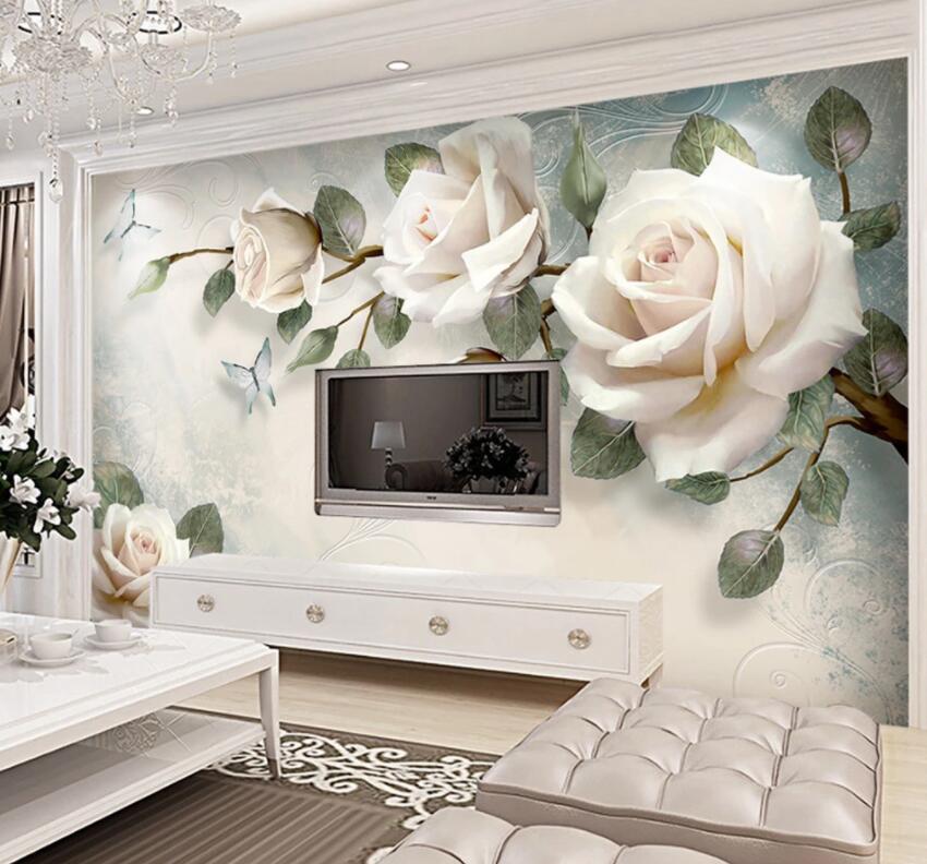 3D Flower 1412 Wall Murals Wallpaper AJ Wallpaper 2 