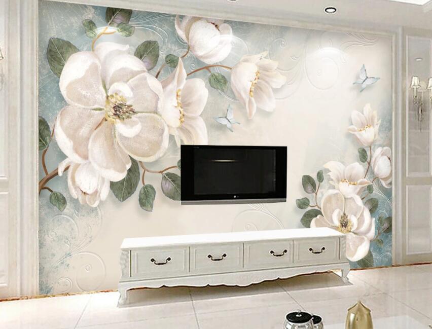 3D Flower 1411 Wall Murals Wallpaper AJ Wallpaper 2 