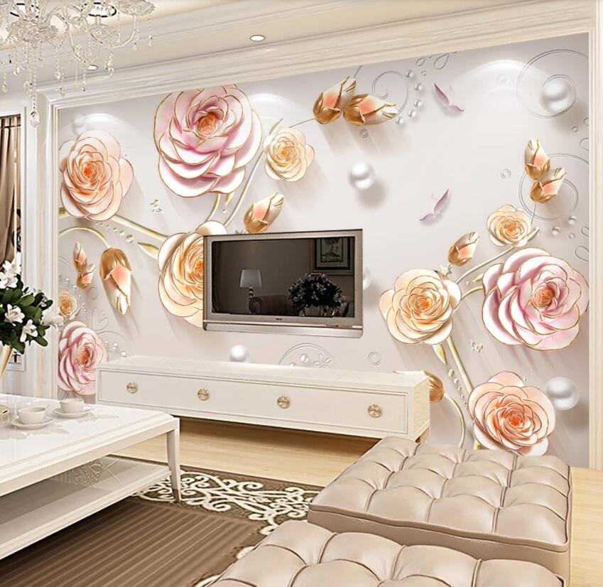 3D Flower 1396 Wall Murals Wallpaper AJ Wallpaper 2 