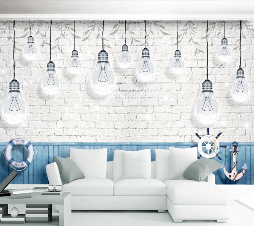 3D Light Bulb 1374 Wall Murals Wallpaper AJ Wallpaper 2 