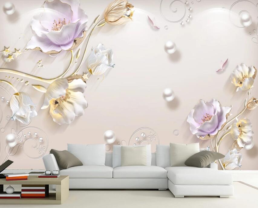 3D Flower 1340 Wall Murals Wallpaper AJ Wallpaper 2 