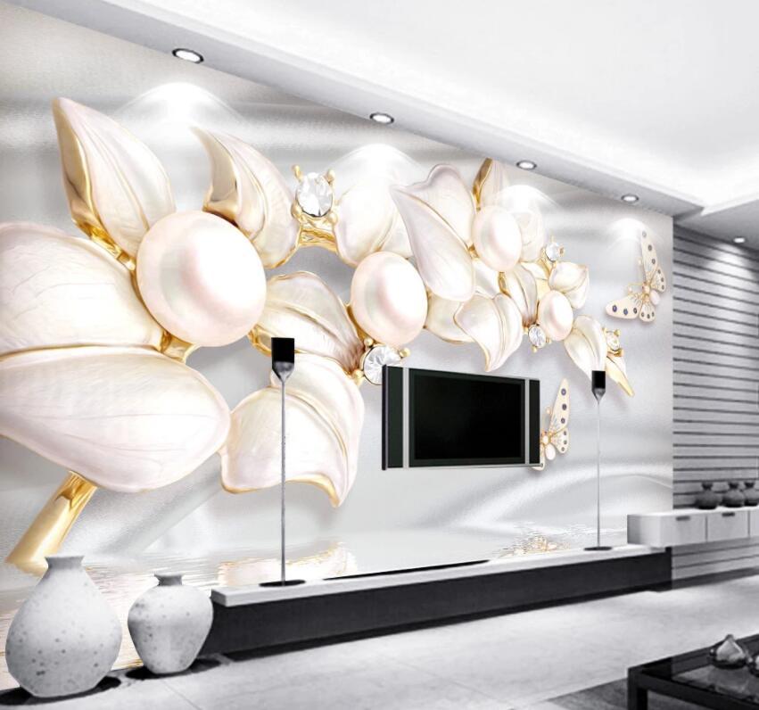 3D Marble Flower 1191 Wall Murals Wallpaper AJ Wallpaper 2 