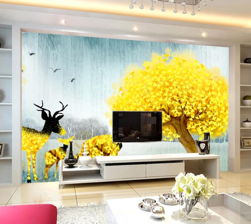 3D Golden Grove 1110 Wall Murals Wallpaper AJ Wallpaper 2 