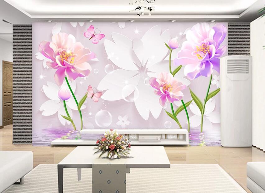 3D Flower 967 Wall Murals Wallpaper AJ Wallpaper 2 